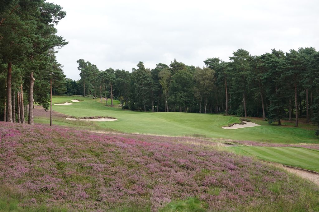 13th Hole at St. Georges Hill (Red & Blue) (427 Yard Par 4)